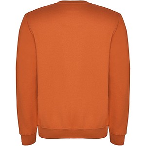 Unisex mikina s kulatým výstřihem, ROLY CLASICA, oranžová, vel. XS