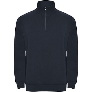 Unisex mikina se čtvrtkovým zipem, ROLY ANETO, navy, vel. L