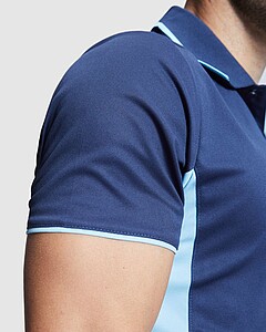 Unisex polokošile Roly Montmelo, bílá/černá, velikost L