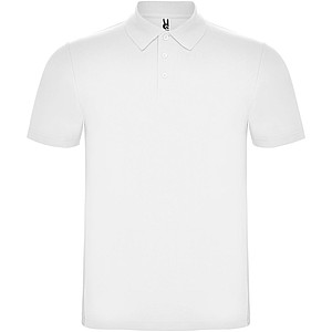 Unisex polokošile s krátkým rukávem, ROLY AUSTRAL, bílá, vel. XL