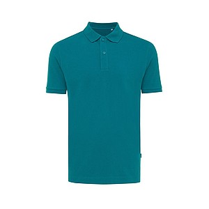 Unisex polotriko Iqoniq Yosemite z recyklované bavlny, tyrkysová, M