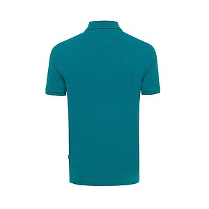 Unisex polotriko Iqoniq Yosemite z recyklované bavlny, tyrkysová, M