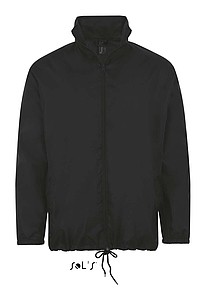 Unisex větrovka SOLS SHIFT - UNISEX WATER REPELLENT WINDBREAKER, černá, L