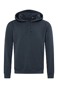 Univerzální mikina STEDMAN RECYCLED UNISEX SWEAT HOODIE, půlnoční modrá, XS