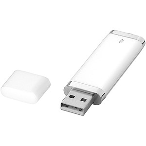 USB Flat, 2 GB, bílá, cena na vyžádání - reklamní předměty